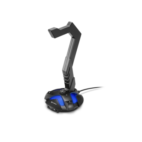 SHARKOON HEADSET STAND VIRTUAL 7.1,CON LED BLU, WINDOWS 7/8/10, MAC OS/X SOLO STEREO