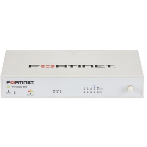 FORTIGATE-50G FIREWALL CON 5 PORTE GIGABIT RJ45 (INCLUSE 4 PORTE INTERNE , 1 PORTA WAN)