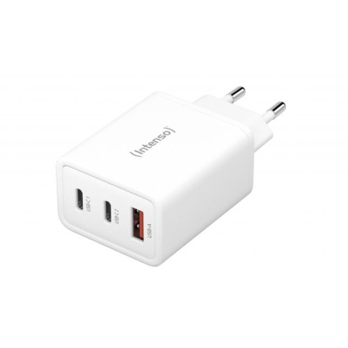 INTENSO ALIMENTATORE FAST 65W 1 ENTRATA USB A + 2 ENTRATE USB C GAN