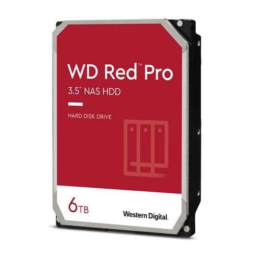 WESTERN DIGITAL HDD RED PRO 6TB 3,5 7200RPM SATA 6GB/S BUFFER 256MB ** RICONDIZIONATO **