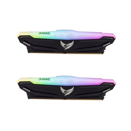 DYNAC RAM 32GB DDR5 6000MHZ KIT (2X16GB) WITCHCRAFT BLACK CL40 RGB