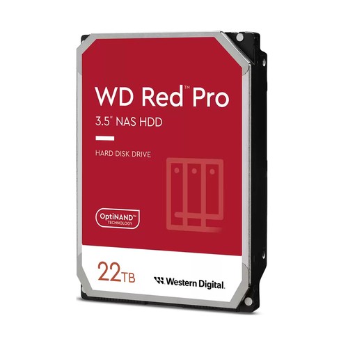 WD HDD RED PRO 22TB SATA 3 3,5 720RPM 512MB CACHE