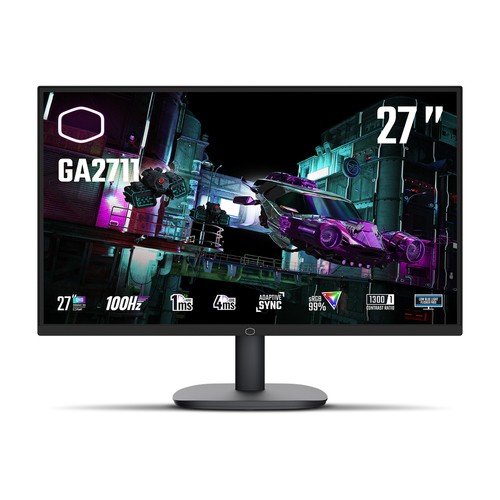 COOLER MASTER MONITOR 27 LED IPS QHD 16:9 1MS 250 CDM 100HZ, DP/HDMI