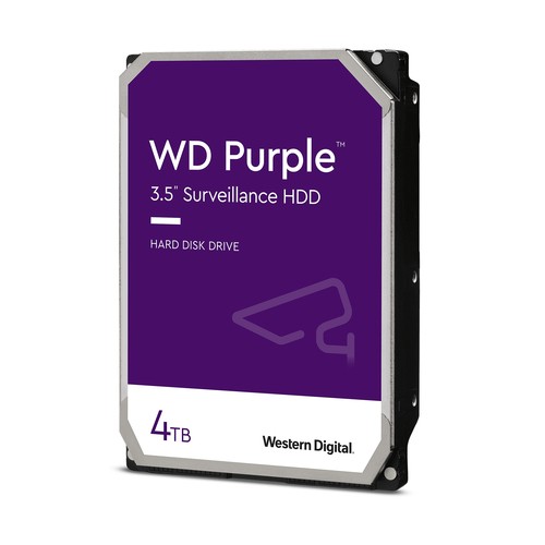 WESTERN DIGITAL HDD PURPLE 4TB 3,5 5400RPM SATA 6GB/S 64MB CACHE  ** RICONDIZIONATO**