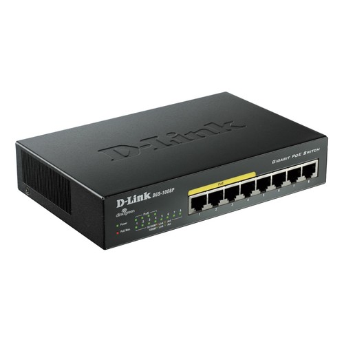 D-LINK SWITCH 8 PORTE GIGABIT 10/100/1000 DI CUI 4 POE